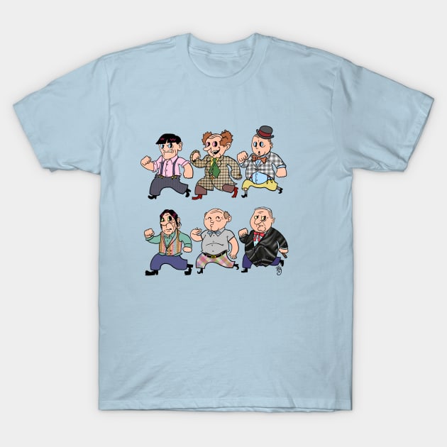 The 6 Three Stooges T-Shirt by TristanYonce